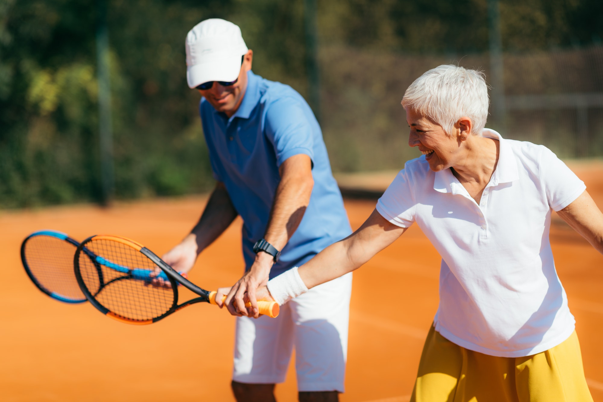 Tennis Training for Senior People