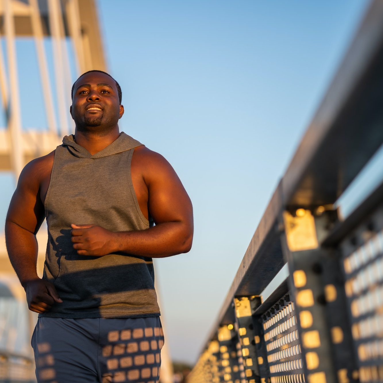 Man jogging outdoor